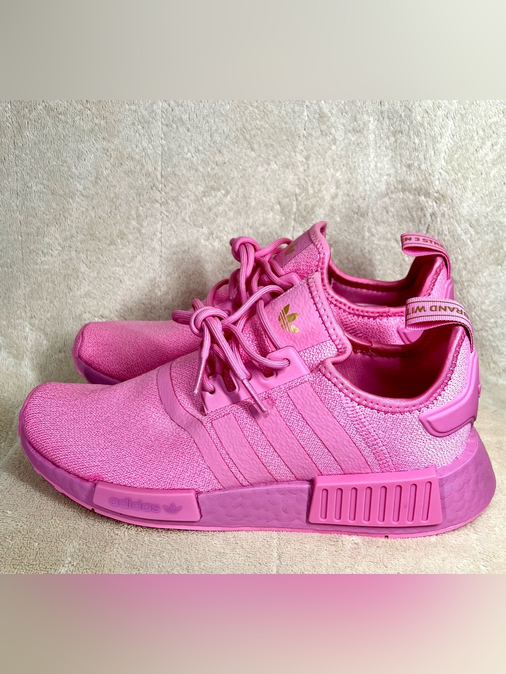 Adidas Originals NMD_R1 Boost Bliss Pink Monochrome Sneakers Women’s 7